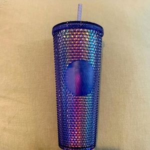 Starbucks x Disneyland studded tumbler purple blue anniversary special edition